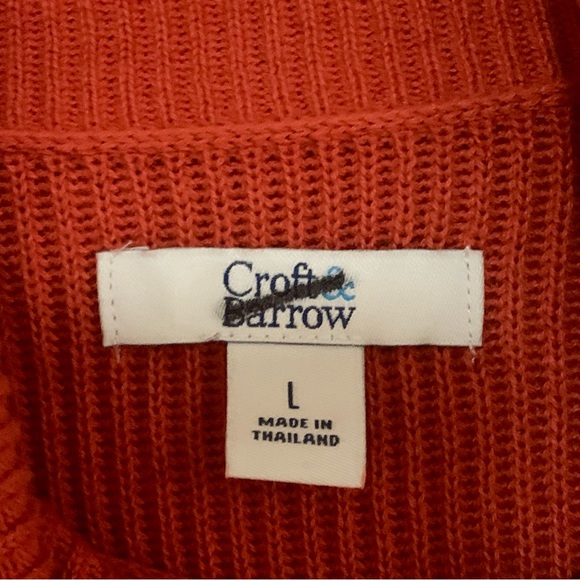 Orange Turtleneck Sweater - Picture 5 of 5
